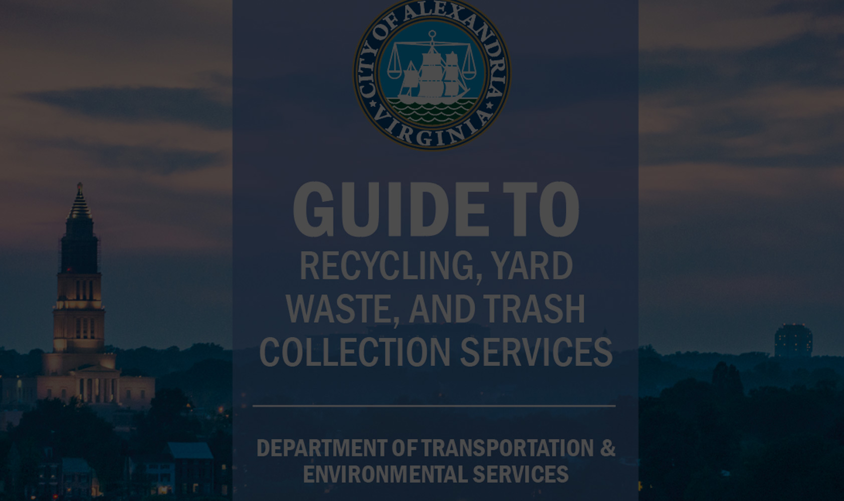 Guide to Services booklet